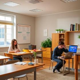 91���� vs Online Schooling: Academic Outcomes