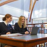 St. Michaels University School Photo #7 - Our library offers access to technology and study space for individuals and groups.