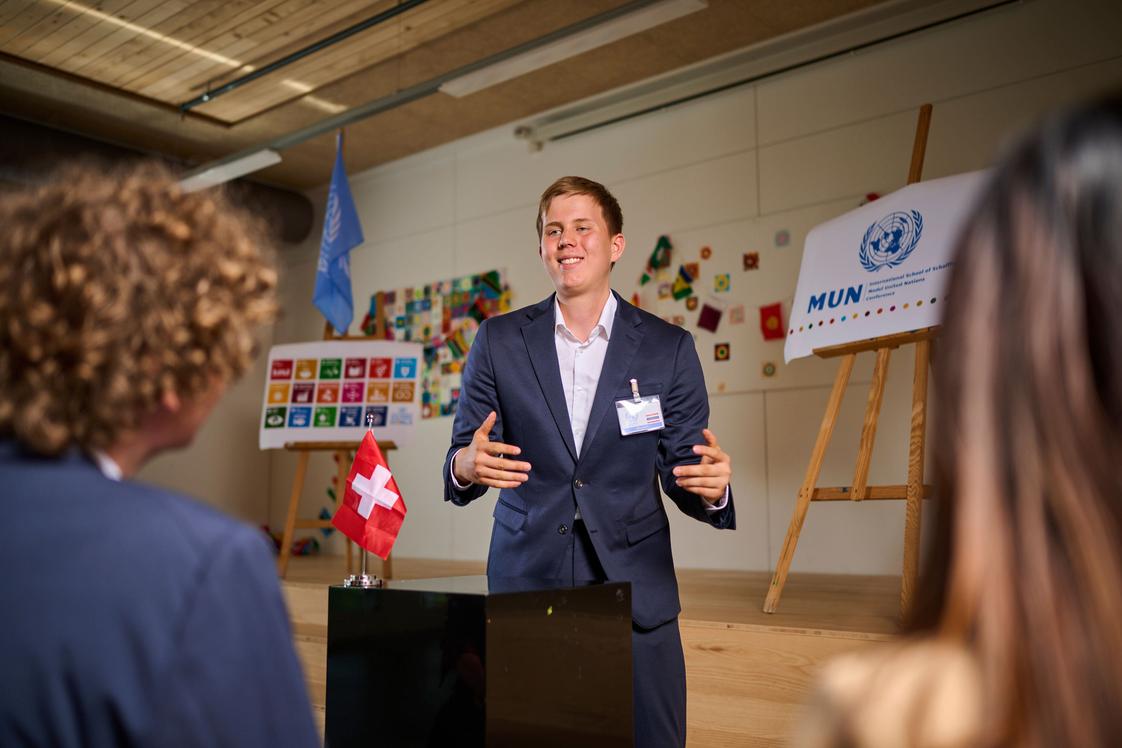 The International School of Schaffhausen Photo #8 - The international school is proud to offer the Model United Nations programme.