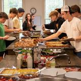 Hershey Montessori School Photo #17 - Every adolescent student contributes through meaningful work; every student cooks and serves meals; every student supports the maintenance ofthe buildings and the grounds. As a result,every student feels he/she belongs and is an important contributing member ofthe Adolescent Community's small-scale "society."